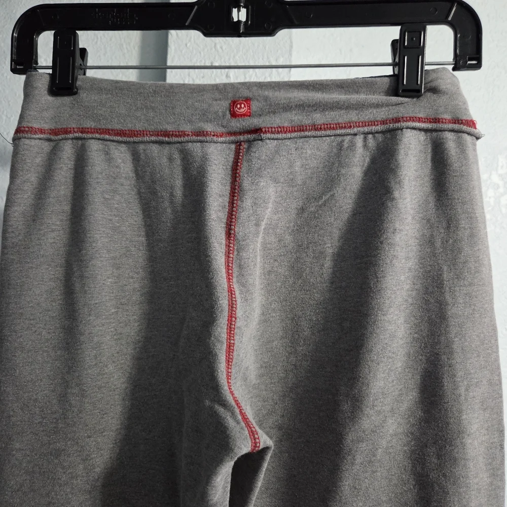 Joe Boxer Gray Pants with Red Accents Y2K Vintage 90s - Picture 6 of 8